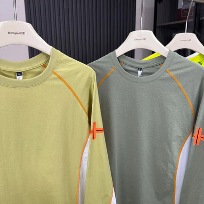 【High-Store Rated】Men's Long Sleeve Shirt, UPF 50+ Sun Protection & Lasting Antibacterial (150 Washes), Quick-Dry Breathable
