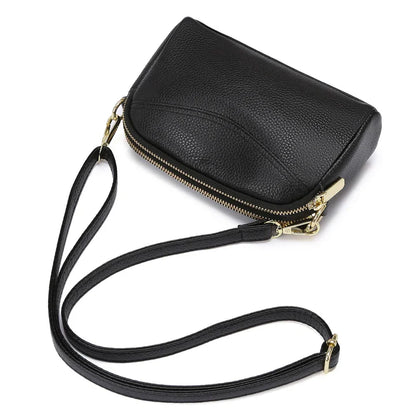 100% cowhide Womens New Korean Fashion Ladies Shoulder Bag Trend Handbags Retro Designer Luxury Female Totes Handbag for Girls