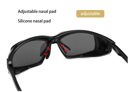 Sports Running Sunglasses Men Mountaineering Wind  Sand TR90 Polarized Sunglasses Safety Eyewear Customizable Prescription
