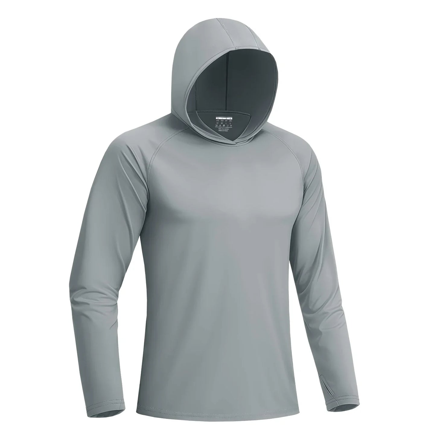 Sun Protection Shirts Mens Long Sleeve Hoodie Casual UV-Proof T-Shirts Breathable Lightweight Quick Dry T shirts Swim
