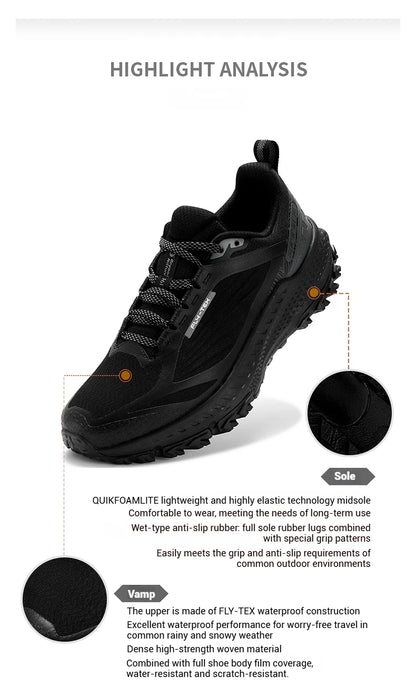 Men's Shoes Water-repellent Windproof Comfortable Non-slip Outdoor Jogging Versatile Rebound Male Sneakers 672542203