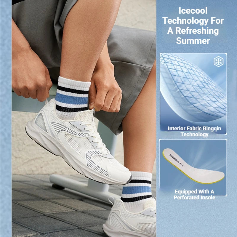 Cryo Mercury Shoes 2.0 Breathable Comfortable Leather Mesh Perforated Insole Shock Absorption Male Sneaker 672626768