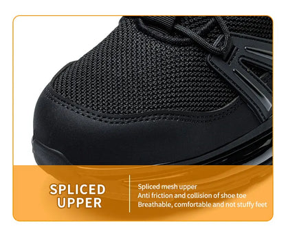 37-50 Fashion 2024 New Safety Shoes Men Anti-smash Work Shoes Anti Slip Indestructible Shoes Protective Sneakers Men Boots