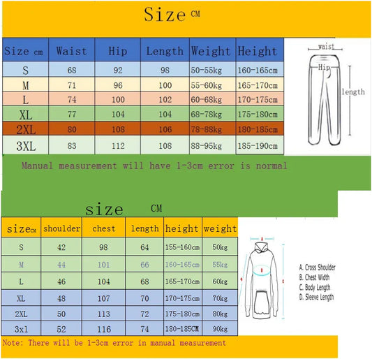 Men's fashionable pure cotton hooded sweatshirt set - Korean style trendy casual sportswear, loose fit, slimming effect