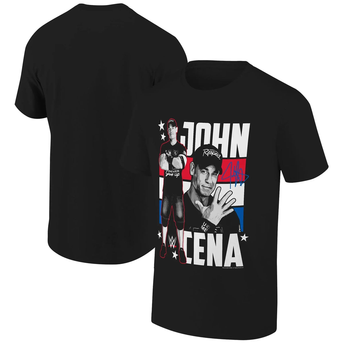 Men's light blue John Sena farewell tour Toronto T-shirt Summer breathable and quick-drying fashion sportswear top