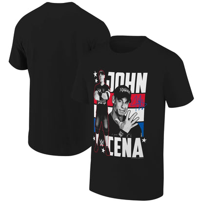 Men's light blue John Sena farewell tour Toronto T-shirt Summer breathable and quick-drying fashion sportswear top