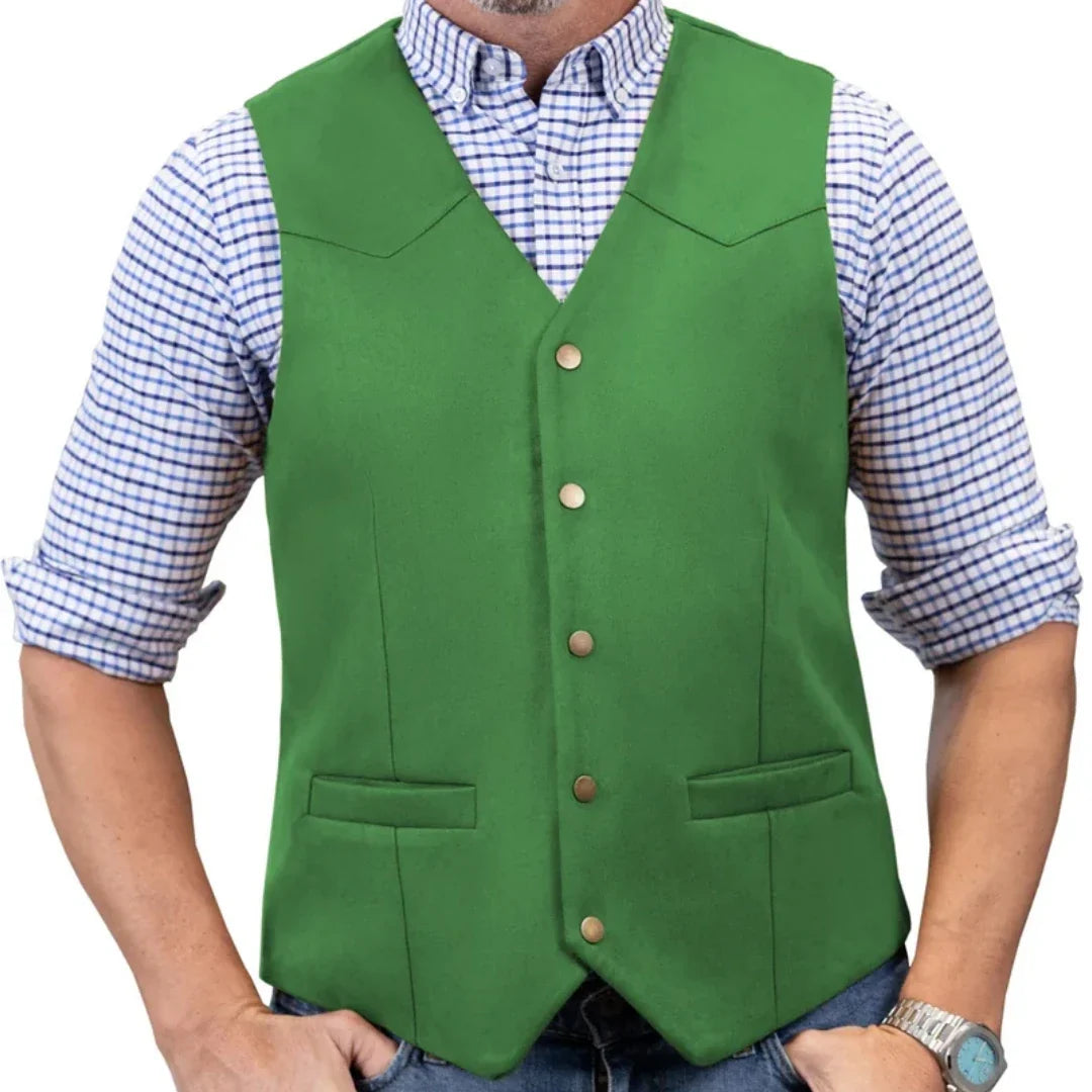 Men Vest Gold Suede Velvet Single Button V Neck Waistcoat For Wedding Birthday Party Business Work Daily Casual Men Suit Vest