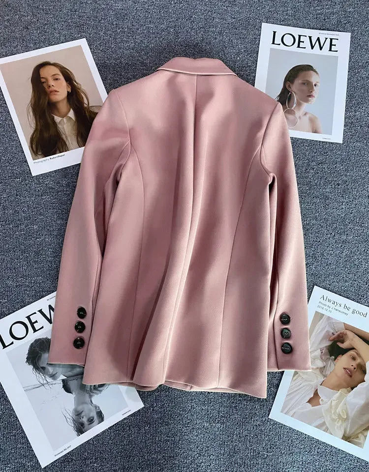 New Spring Suit 2025 Suit Jacket for Women with Small Temperament and High-end Feel Loose Casual Chic Elegant Fashion Coat Top