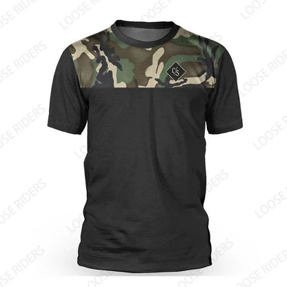 Loose Rider Men's Mountain Bike Long Sleeve Jersey DH Motocross Downhill Jersey BMX Bike Enduro MTB Shirt Breathable Clothing