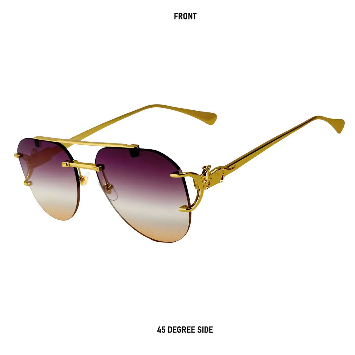 Oval Rimless Sunglasses Women Trendy 2026 Fashion Glasses UV400 Protection Brand Design Sunglass Lentes De Sol Mujer Zonnebril