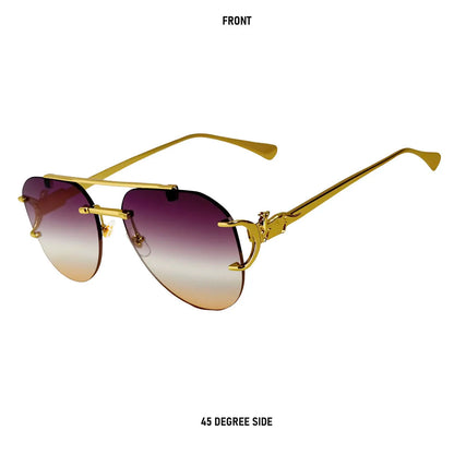 Oval Rimless Sunglasses Women Trendy 2026 Fashion Glasses UV400 Protection Brand Design Sunglass Lentes De Sol Mujer Zonnebril