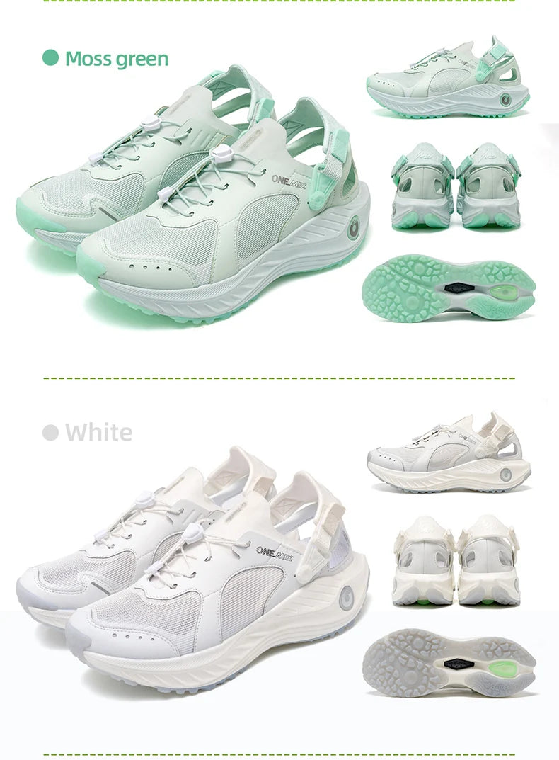 Breathable Mesh Quick Dry Water Shoes Shock Absorb Anti Slip Rock Grain Light Hiking Sneakers Unisex Outdoor Camping