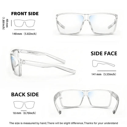XL Z87 Safety Sport Sunglasses Men Big Wide Heads Large TR90 Ultralight UV400 Oversized Shades Outdoor 8108