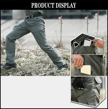 2026 City Tactical Cargo Pants Men Hiking   Hunting Pants Cotton Multi-pocket Stretch Flexible Man Casual Trousers