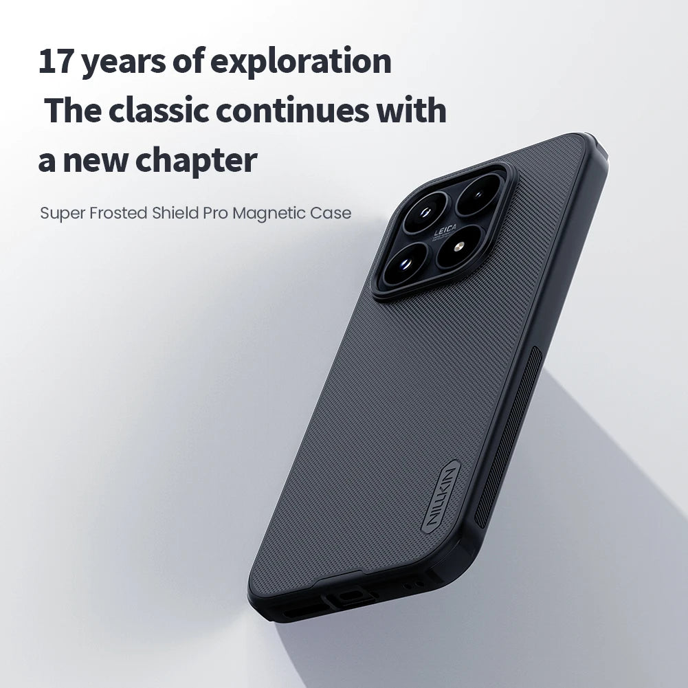 جراب مغناطيسي Nillkin Super Frosted Shield Pro Magsafe بحواف ناعمة رفيع للغاية لهاتف Xiaomi Mi 17 5G