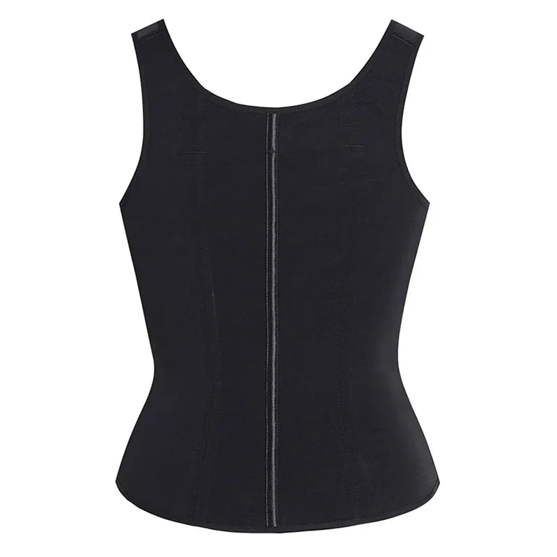 Waist Trainer Corset for Women Tummy Control Sport Workout Body Shaper Vest Steel Boned Overbust Bustier Top