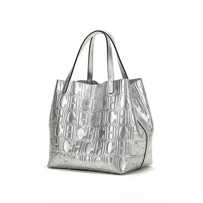 Genuine Leather Classic Style Women's Handbag Minimalist and Versatile Exquisite Craftsmanship Solid Color Elegance