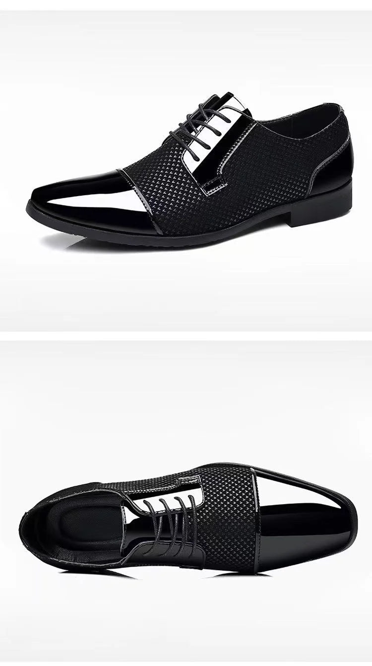 Dress Shoes Man Casual Business Pointed Toe Social Shoe for Men Breathable In Summer Leather Luxury Designer Clothing Low Price