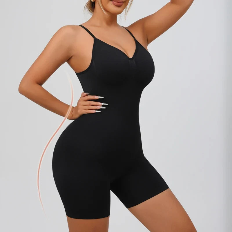 Seamless Low Back Bodysuit Shapewear Women Butt Lifter Smooth Body Shaper Backless Slimming Sheath Flat Belly Corset Underwear