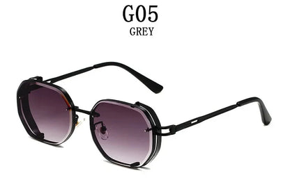 Steampunk Sunglasses For Men Punk Retro Sunglasses Women Trendy Vintage Fashion GlassesLuxe Gafas De Sol Hombre Zonnebril Heren