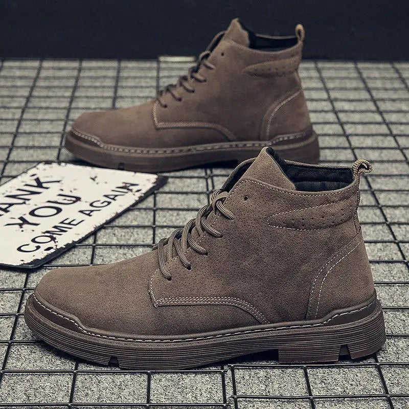 New Casual Trendy 2025 Male Shoes Comfortable Designer Original Deals Low Price Non Slip Footwear Cheap Fashion Y2k Men's Boots