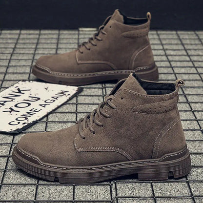 New Casual Trendy 2025 Male Shoes Comfortable Designer Original Deals Low Price Non Slip Footwear Cheap Fashion Y2k Men's Boots