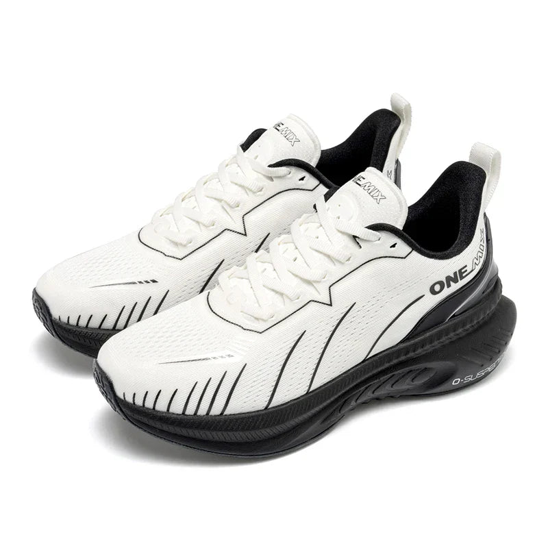 Cushioning Running Shoes For Men Suitable Heavy Runners Lace Up Sports Women Non-slip Outdoor Athletic Male Sneakers
