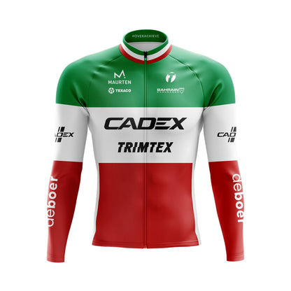 Pro Team CADEX Cycling Jerseys Men's Winter Thermal Fleece TRIMTEX Sports Cycl Clothing Outdoor Road Bike Apparel