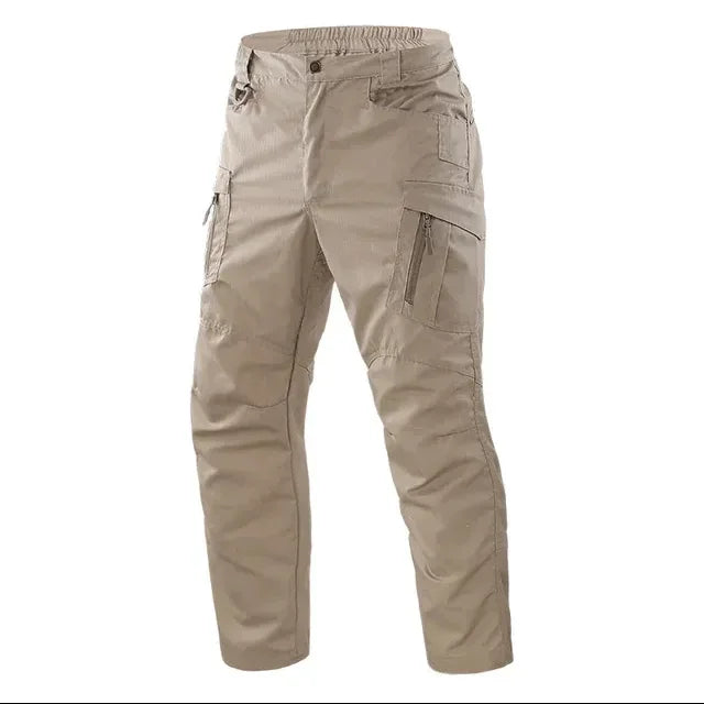 Asian Size Men City Pants Cargo Trousers Multi-pocket Waterproof Wear-resistant Casual Training Overalls Clothing