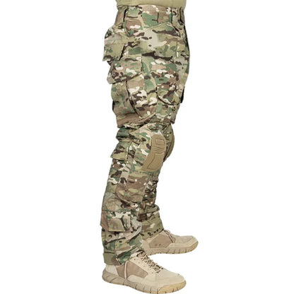 Outdoor Combat Pants +Knee Pads Tactical Cargo Pants Men Trousers Hunting Pants Camping Camo Multicam Workwear Trekking Clothes