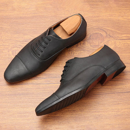 Comfortable dress shoes men, fashionable Oxford gentlemen's social men's shoe