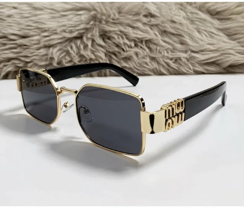 Metal Women's Sunglasses High Quality High Sense Trend Street Sun Glasses Girls Sunshade Glasses UV400