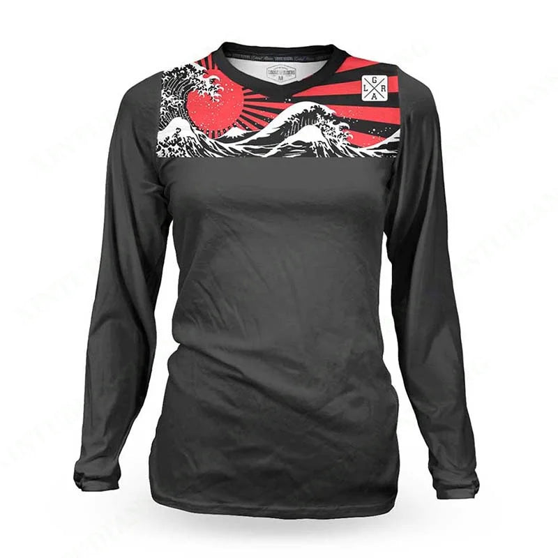 2023 Women's Loose Rider jersey MX MTB mountain bike long-sleeved shirt cross-country DH motorcycle endurance race jersey