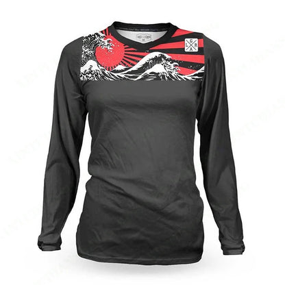 2023 Women's Loose Rider jersey MX MTB mountain bike long-sleeved shirt cross-country DH motorcycle endurance race jersey