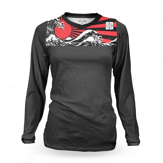 2023 Women's Loose Rider jersey MX MTB mountain bike long-sleeved shirt cross-country DH motorcycle endurance race jersey