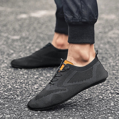 Summer Men Shoes Mesh Flat Outdoor High Quality Walking Shoes Comfortable Lace Up Breathable Non Slip Casual Man Shoe