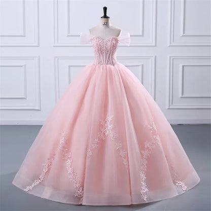 Sweet 15 Quinceanera Dresses Off The Shoulder Birthday Party Dress Formal Ball Gown 15 Year Old Dress Customized
