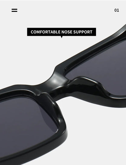 Square Sunglass Men Fashion Sunglasses Women 2025 Trendy Vintage Fashion Glasses Retro Gafas De Sol Hombre Lunette Soleil Femme
