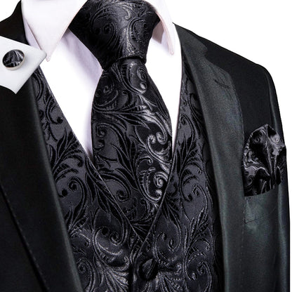 Mens Vests Tie Sets V-Neck Grey Red Purple Blue Green Pink Black Waistcoat Hanky Cufflinks Wedding Business Designer