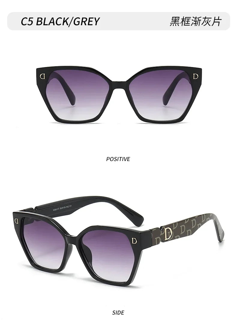 Fashion Brand Designer UV400 Sunglasses Women Men New Trendy Square Sun Glasses Female Vintage Gafas De Sol Eyeglasses