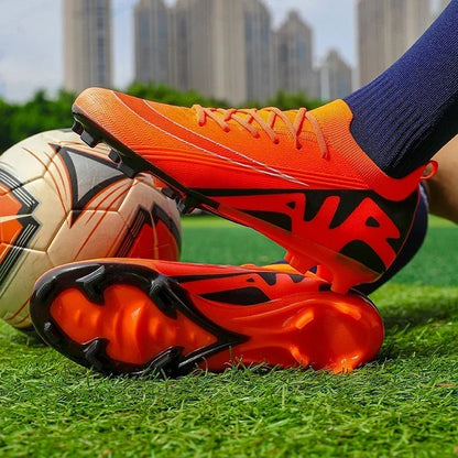 Men Soccer Shoes Unisex Football Boots Non-Slip Grass Outdoor Sports Shoes Breathable Training Sport Ultralight Drop Shipping