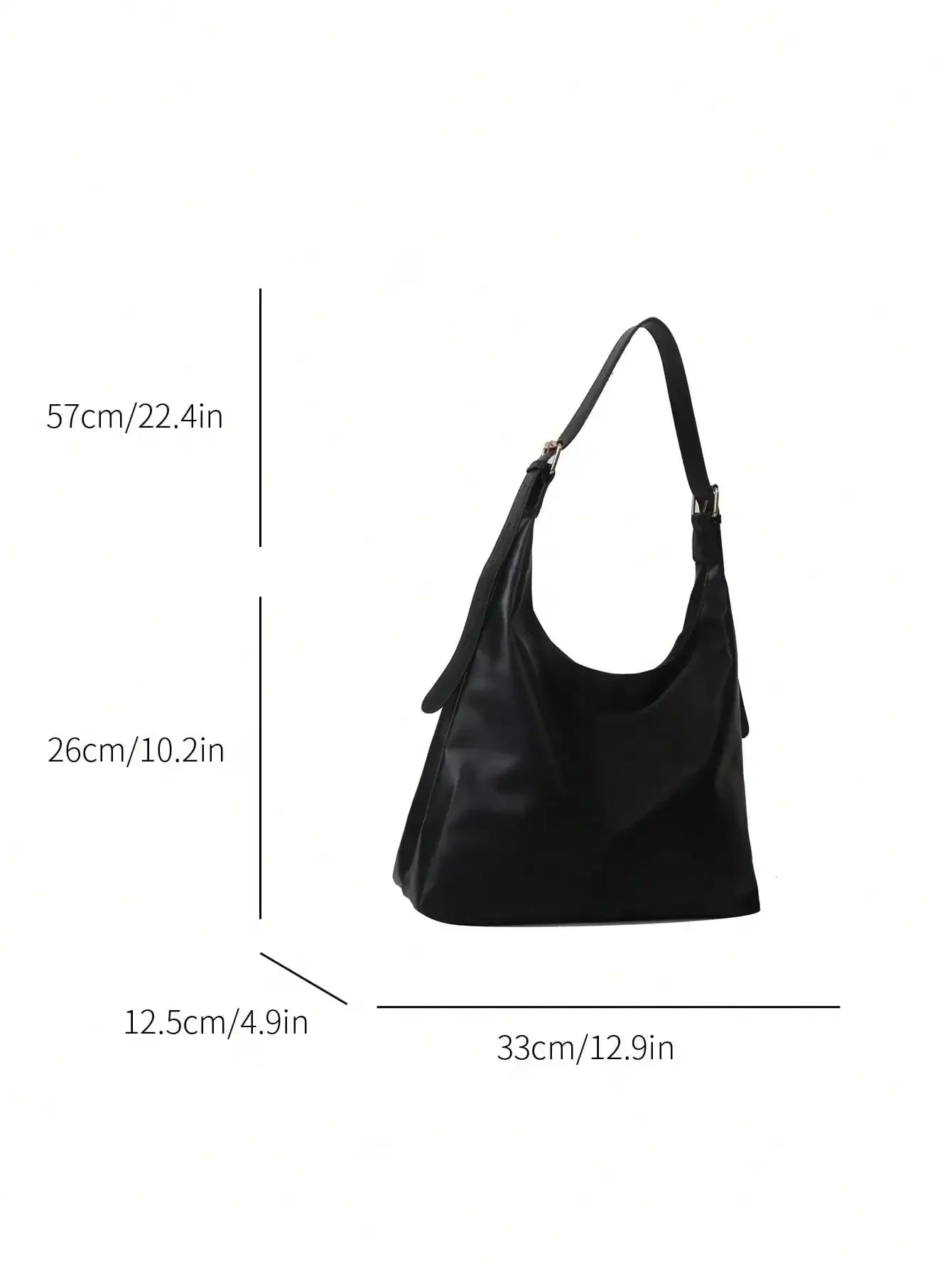 Large Capacity Solid Color Women's Shoulder Bag, Multifunctional Crossbody Bag, Women's Shoulder Tote Bag, Large Capacity Crossbody Tote Bag, Casual Work Bag