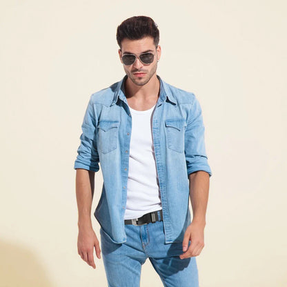 New Men's Belt, Men's High-Quality Belt, Men's Versatile Belt, Luxurious Needle Buckle, Authentic Vintage Denim Style