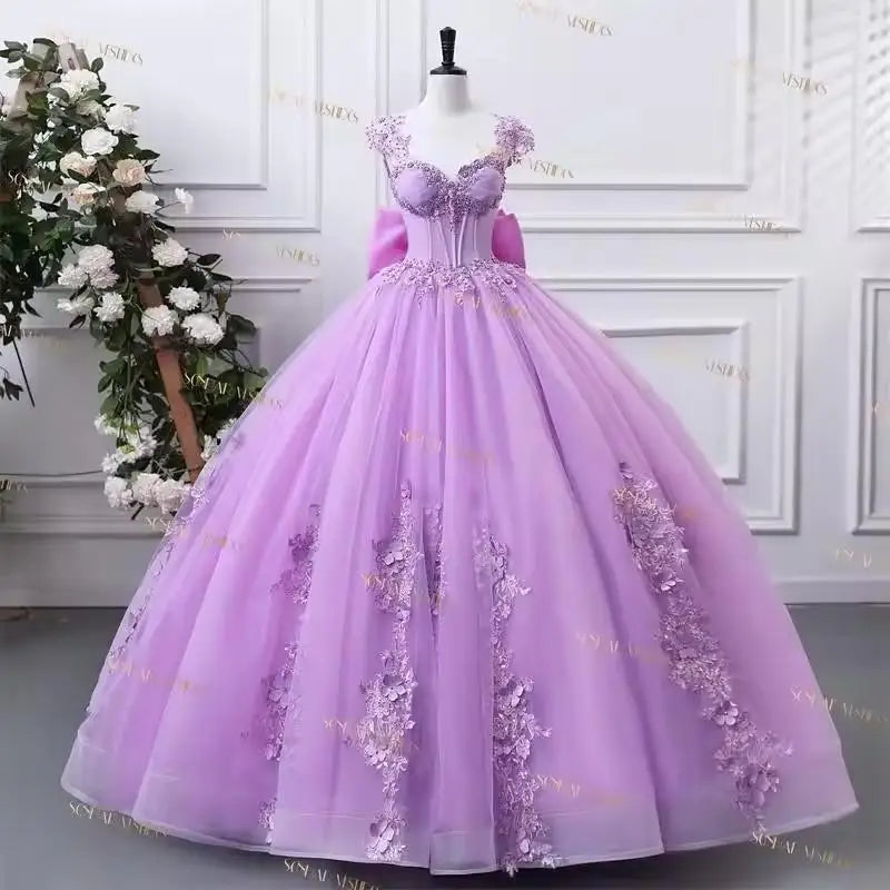 Pink 15 Quinceanera Dresses Ball Gown Sweet Lace Party Dresses 15 Year Old Dress For Quinceanera Customized Princess Gown 2025
