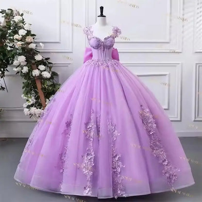 Pink 15 Quinceanera Dresses Ball Gown Sweet Lace Party Dresses 15 Year Old Dress For Quinceanera Customized Princess Gown 2025