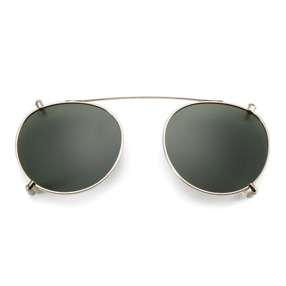 Steampunk Style Clip On Sunglasses for Men Women Anti Blue Light Glasses+Polarized Clip Fashion/Retro Computer Eyewear