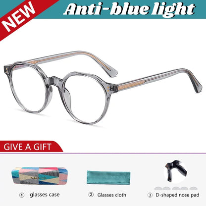 Simple Fashion Geometric Polygonal Personalized Design Blue Light Reading Glasses Customizable Prescription PFD2084