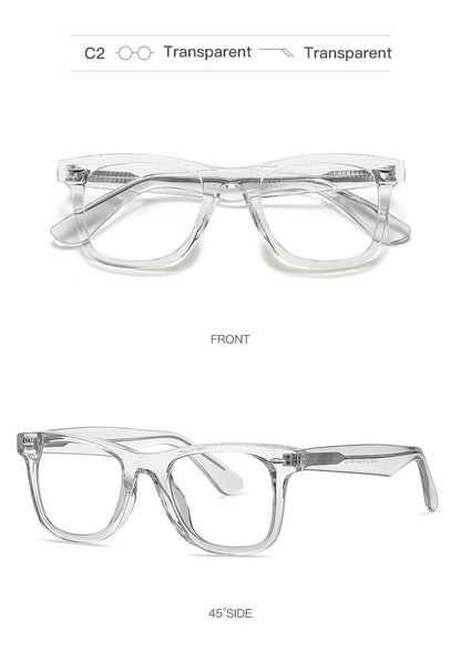 Personalized Fashion New Design Geometric Polygonal Reading Anti Blue Light Glasses Customizable Prescription PFD2102