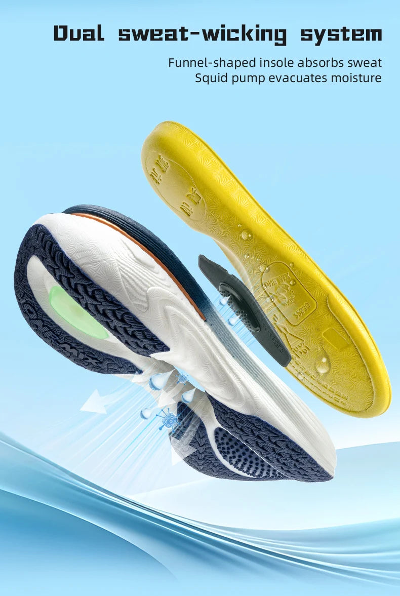 Bumper Max Jogging Running Shoes Unisex Lightweight Sneakers Road Wear-Resistant Fashion Sports Fitness Shoes