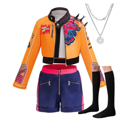 Kpop Girls Stage performance cos Halloween Carnival  theme party performance Idol Roleplay Fashion girls suits